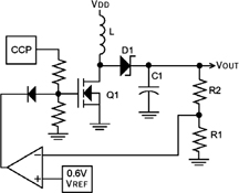 Figure 1. Boost topology schematic